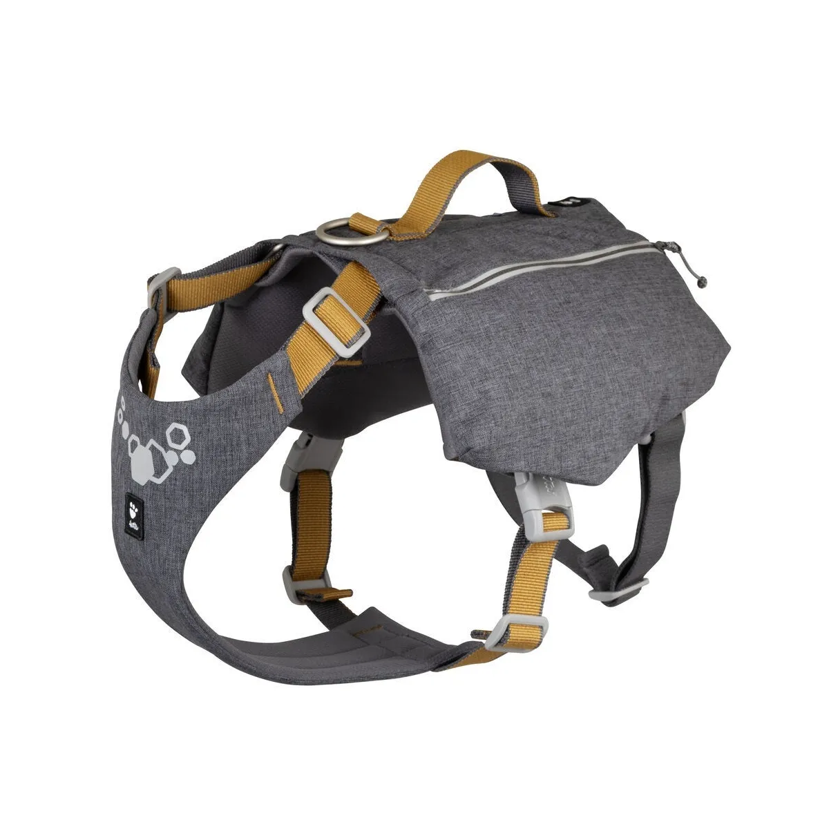 Hurtta Expedition Pack Eco matkatraksid taskutega 75-95cm, must - Tootepilt