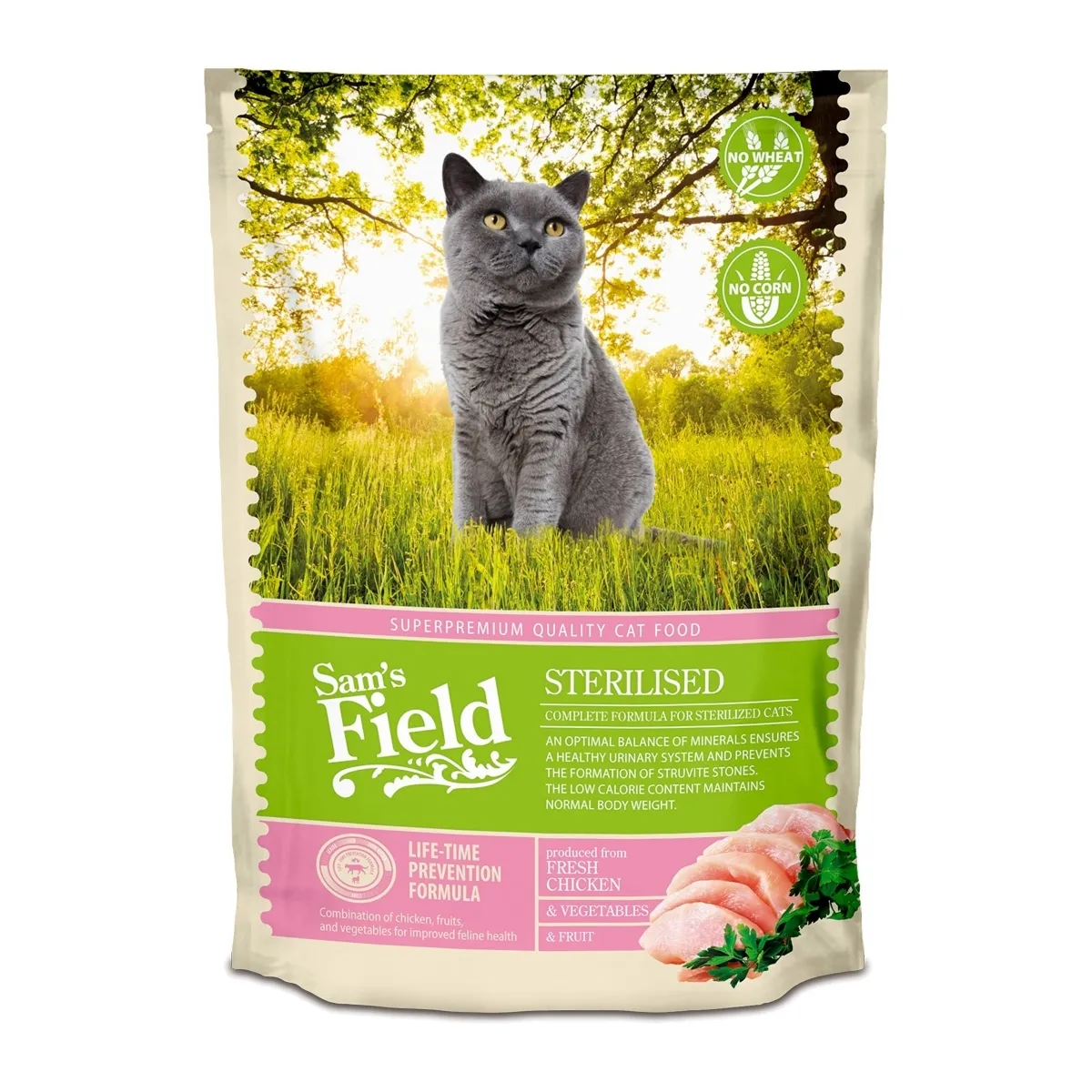 Sam's Field täistoit kassile Sterilized 400 g