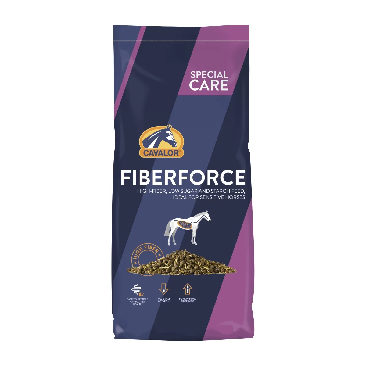 Cavalor Fiberforce hobuse täissööt 15 kg - Tootepilt