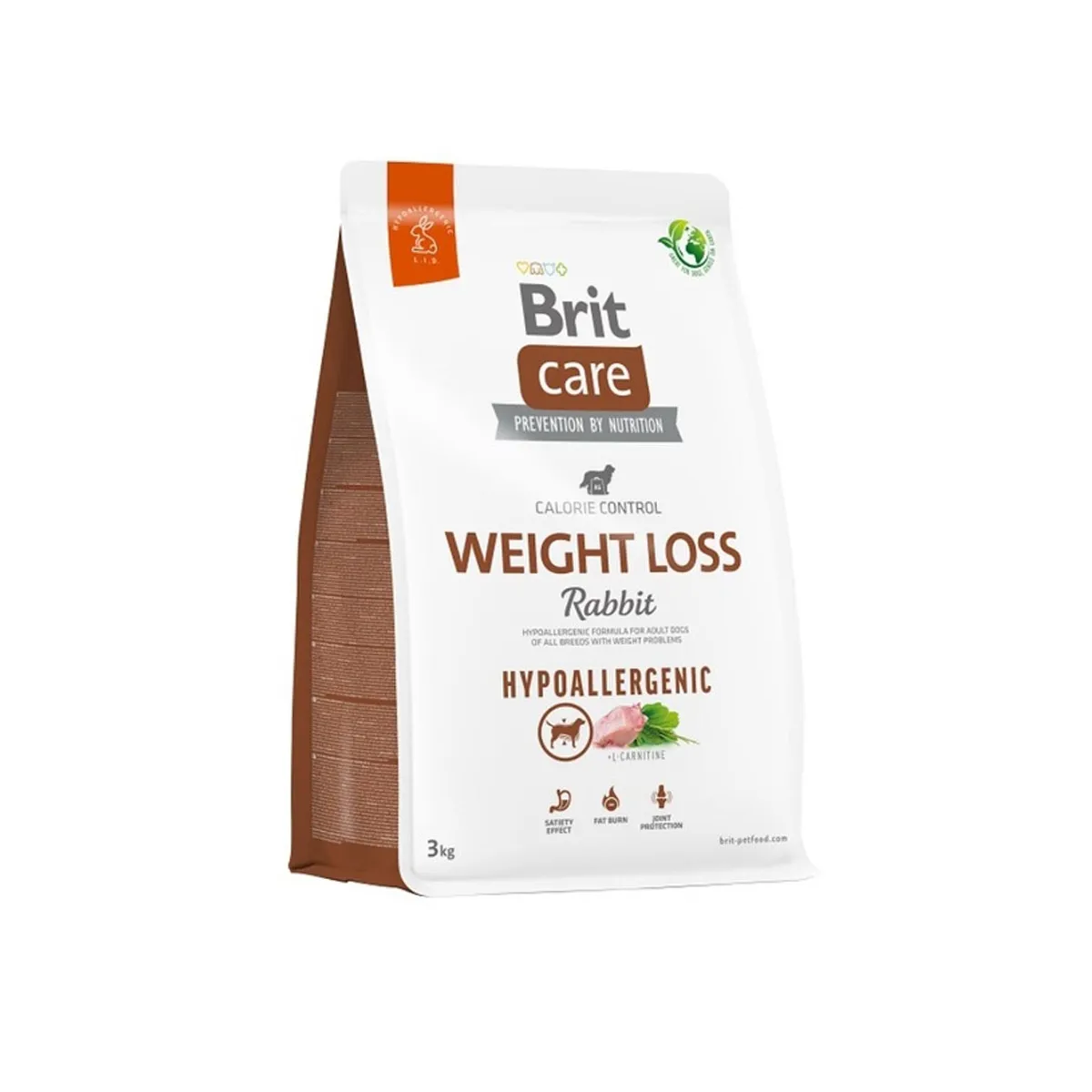 Brit Care Weight Loss kuivtoit koertele jäneselihaga, 3 kg