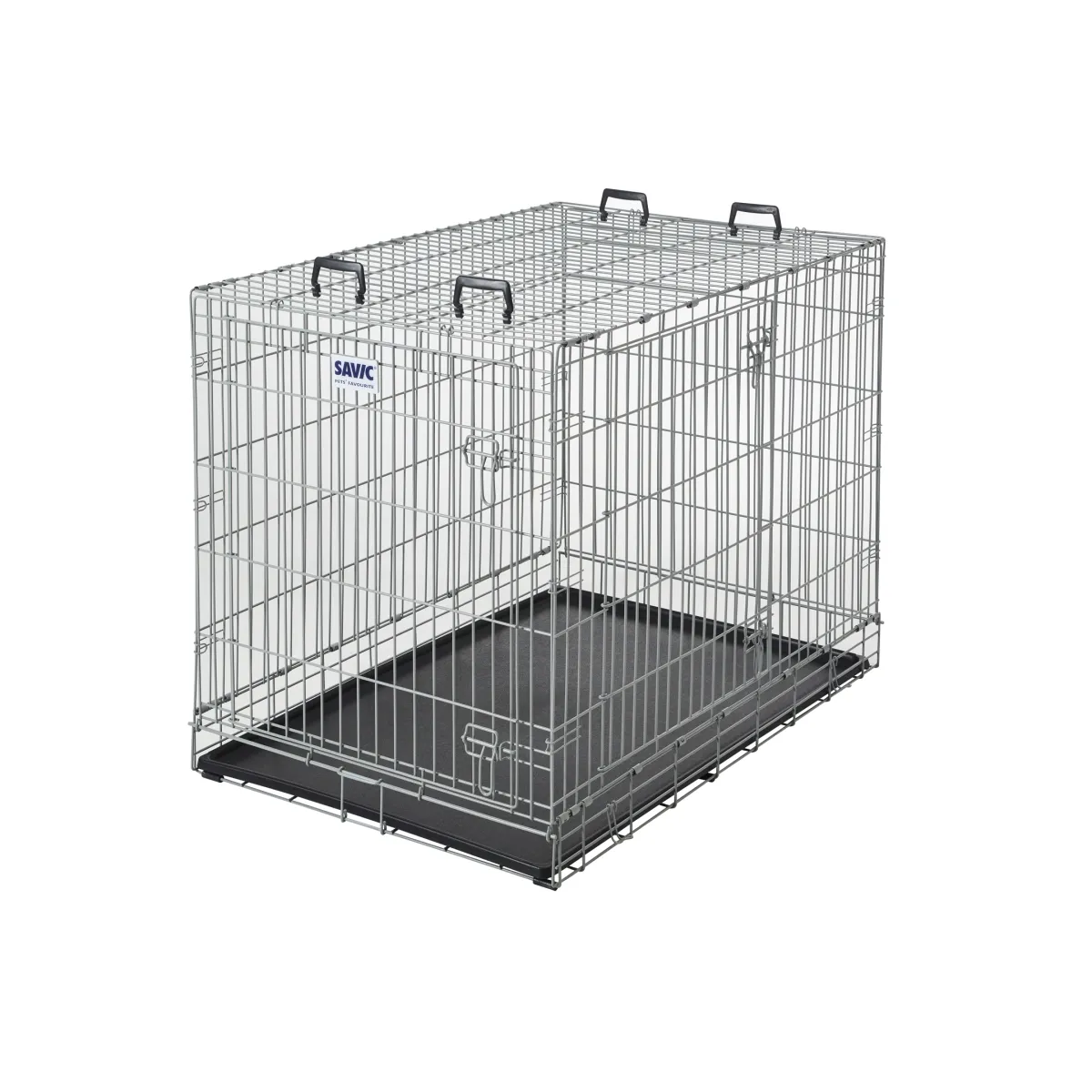 Savic Dog Residence tsingitud metallpuur koertele L 93 x 61 x 68 cm - Tootepilt