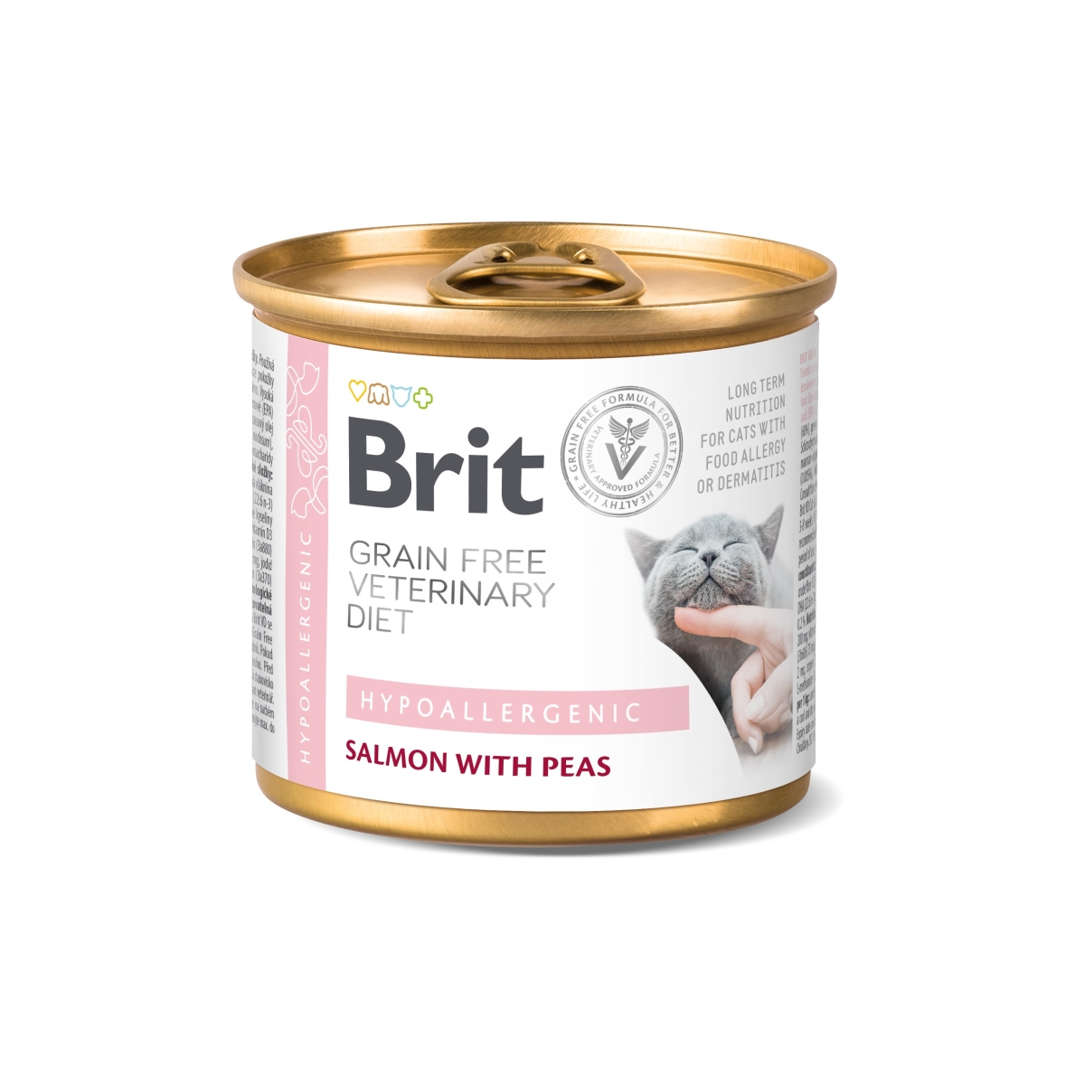 Brit GF Hypoallergenic erisööt, konserv kassidele 200 g - Tootepilt