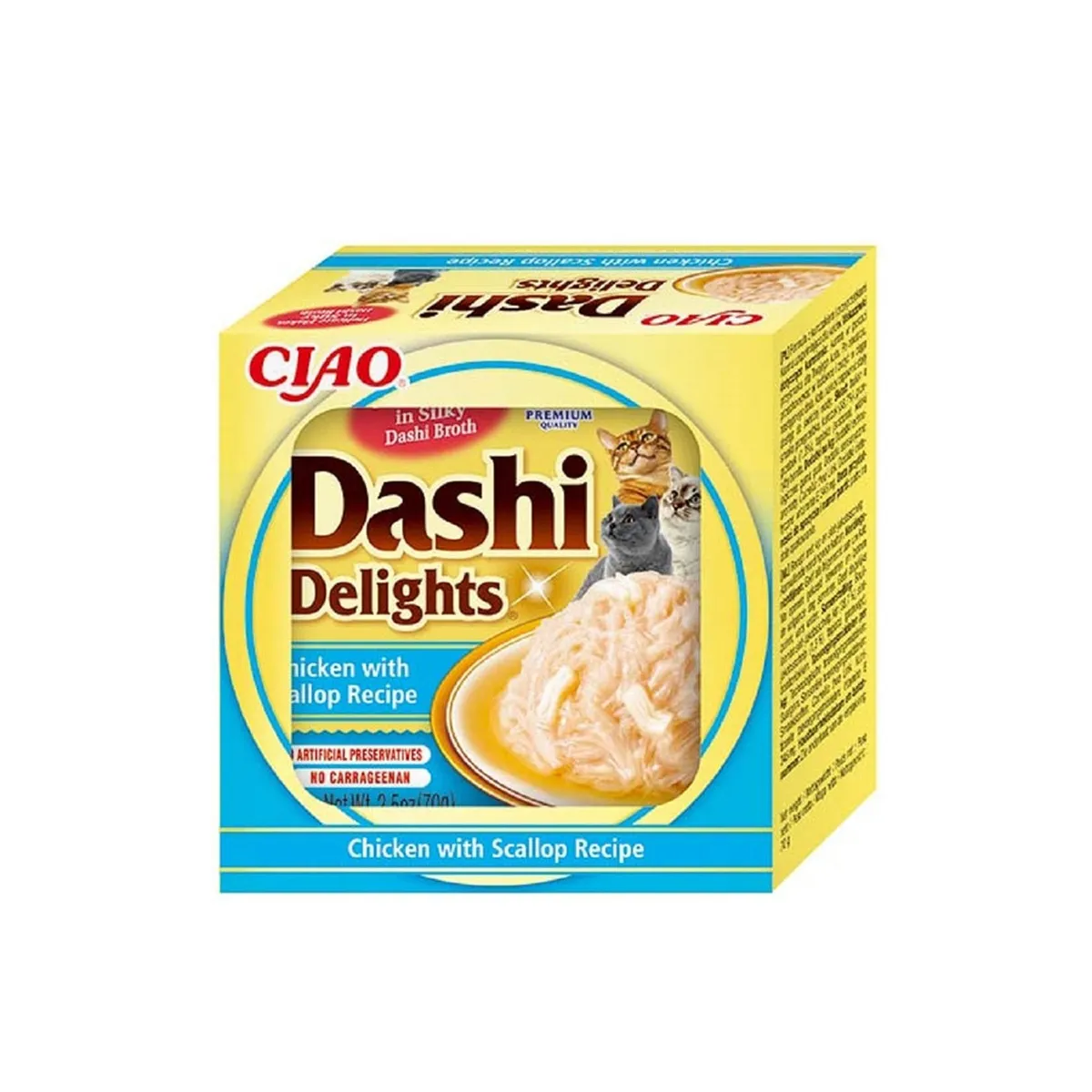 Churu kassi täiendsööt Dashi Delights kana ja kammkarbiga 70 g