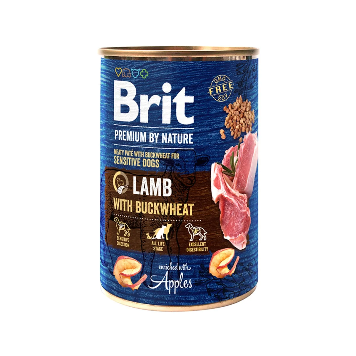 Brit Premium by Nature koera konserv lambaliha ja tatraga 800 g