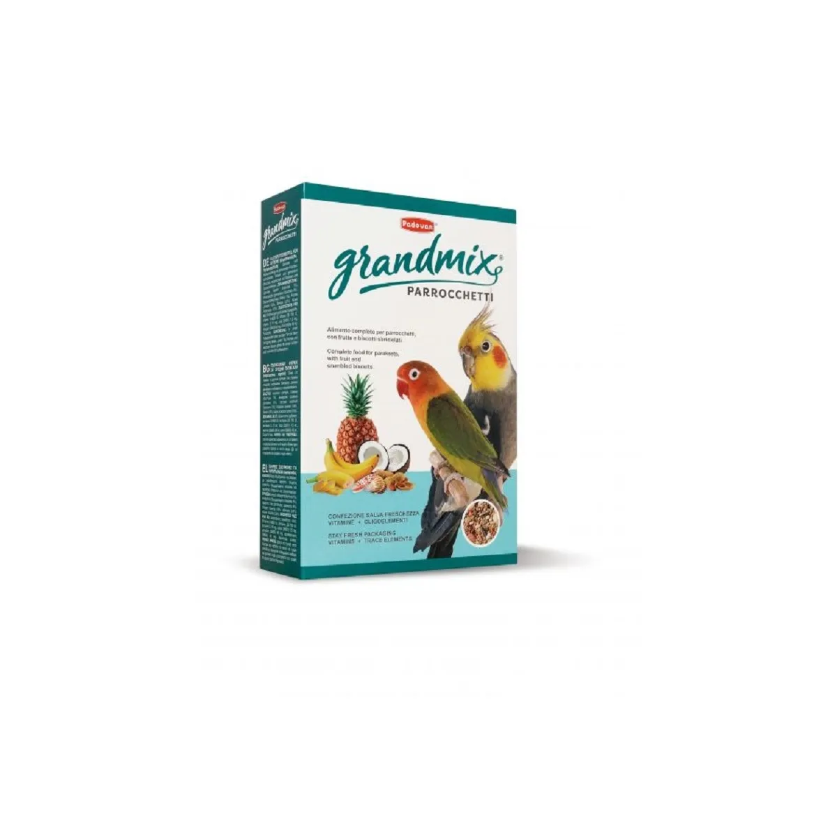 Padovan GrandMix Parrochetti täistoit papagoidele 850 g - Tootepilt