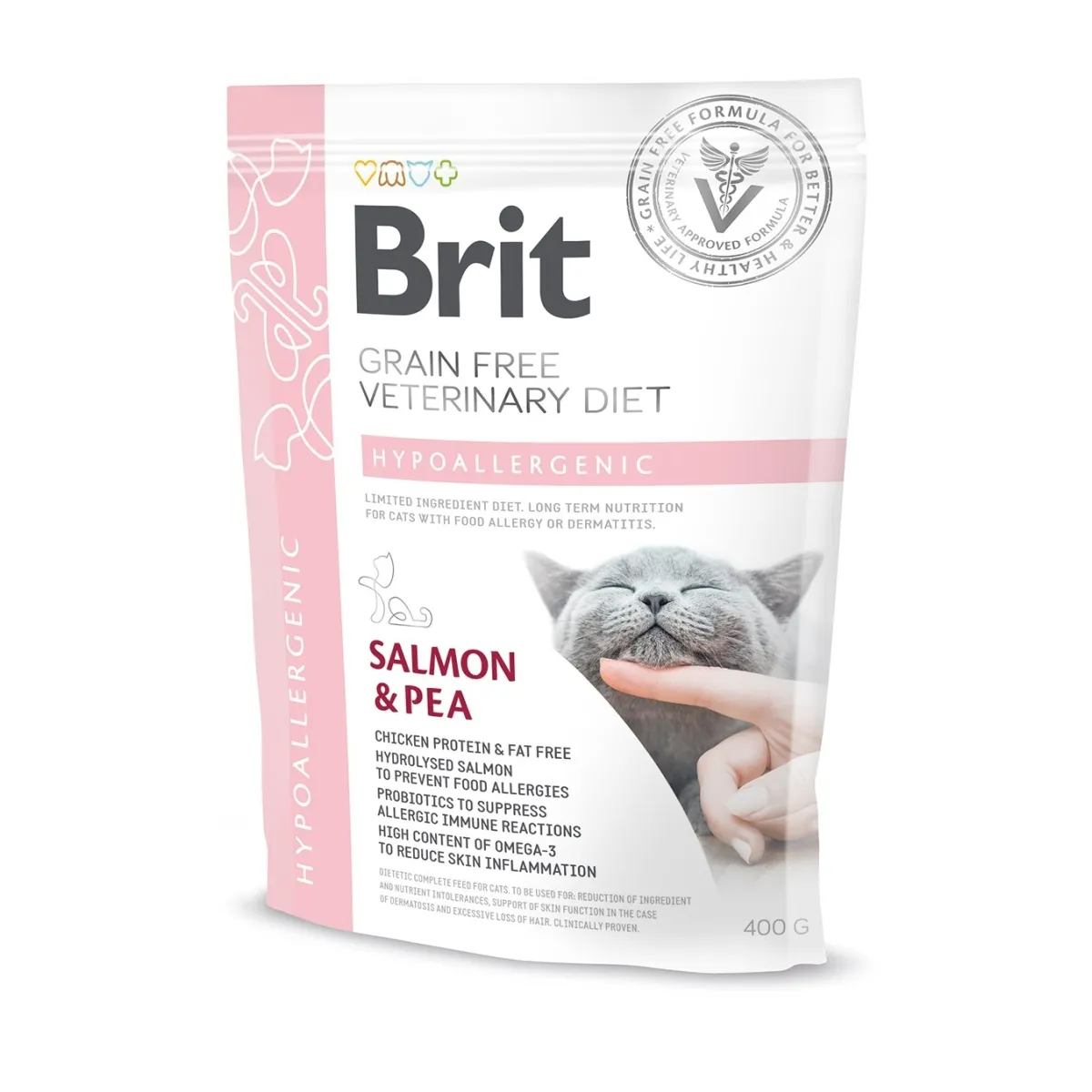 Brit GF Hypoallergenic erisööt kassidele 400 g - Tootepilt