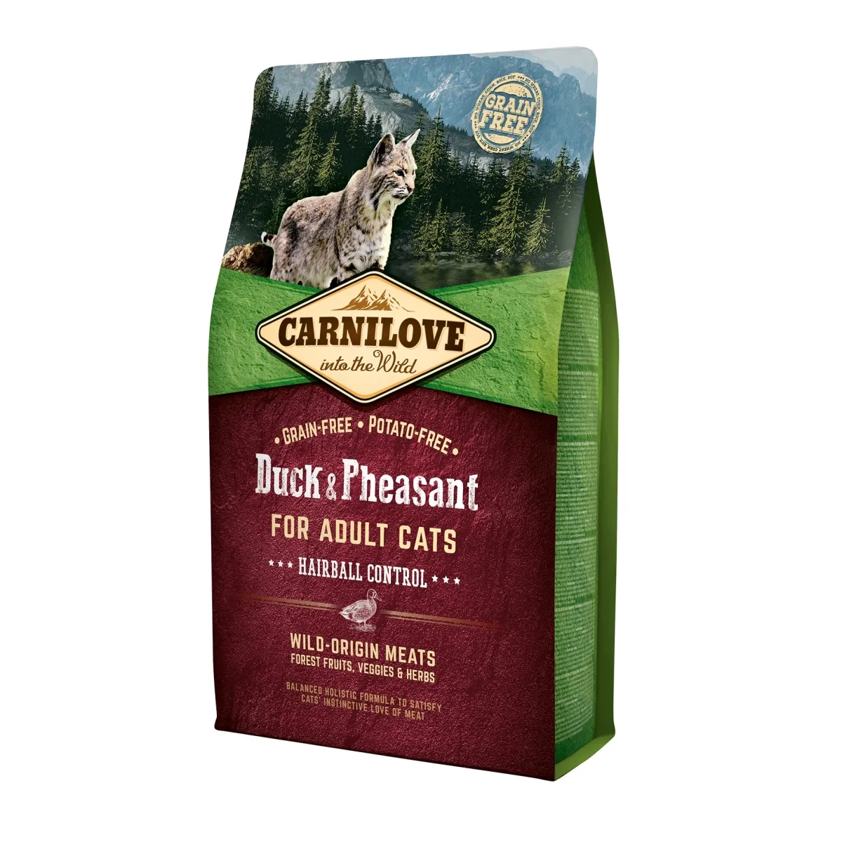 Carnilove karvapallidevastane kuivtoit kassidele part/faasan 2 kg