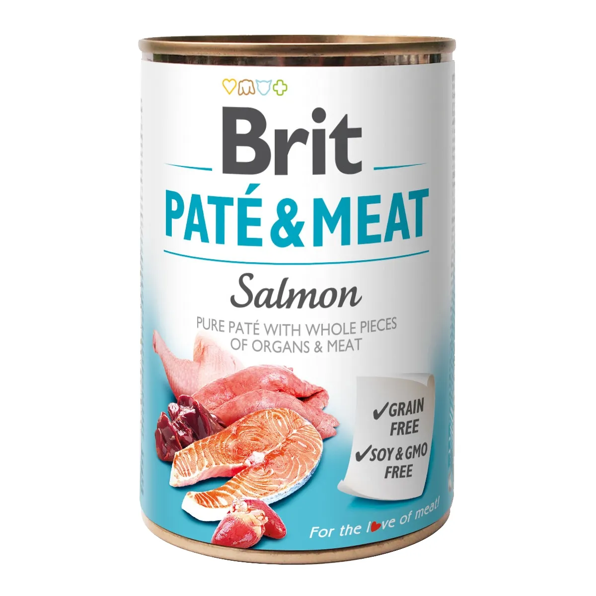 Brit Care Pate & Meat konserv koerale, lõhega, 400 g