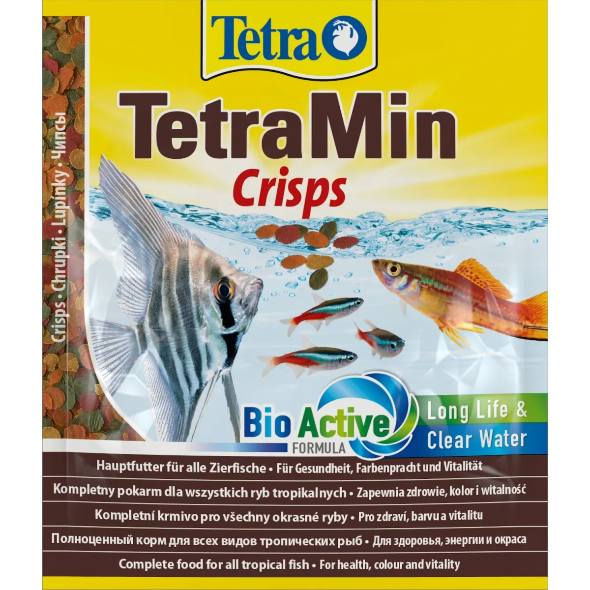 Tetra kalade täissööt Tetramin Crisps 12 g - Tootepilt