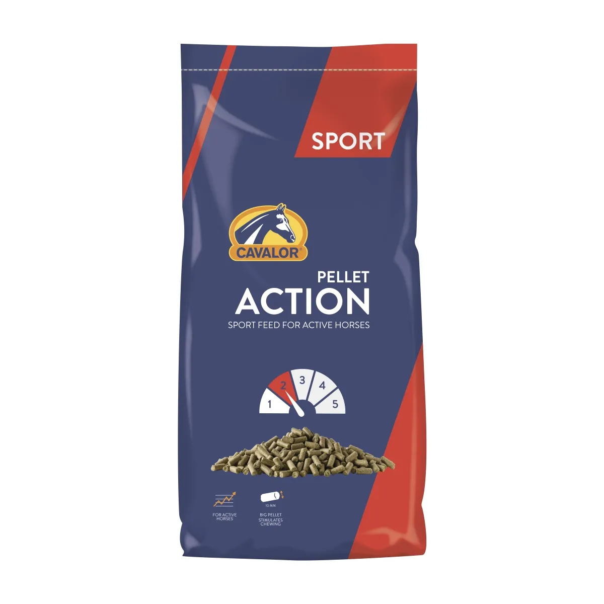 Cavalor Action Pellet täissööt hobustele 20 kg - Tootepilt