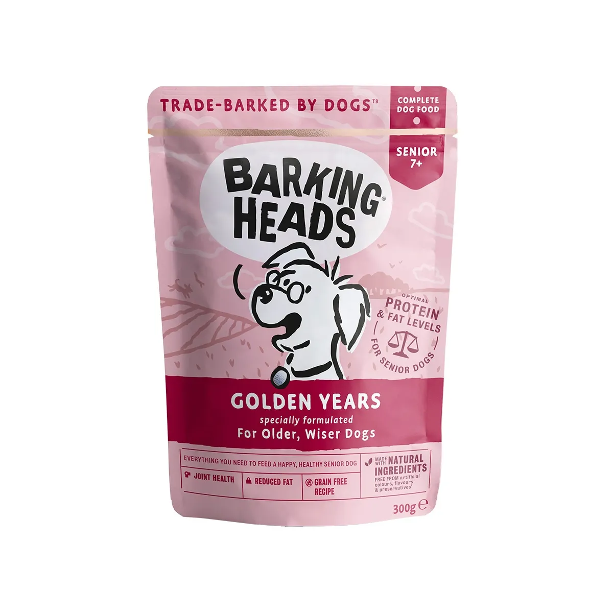 Barking Heads Golden Years koera einekotike 300 g