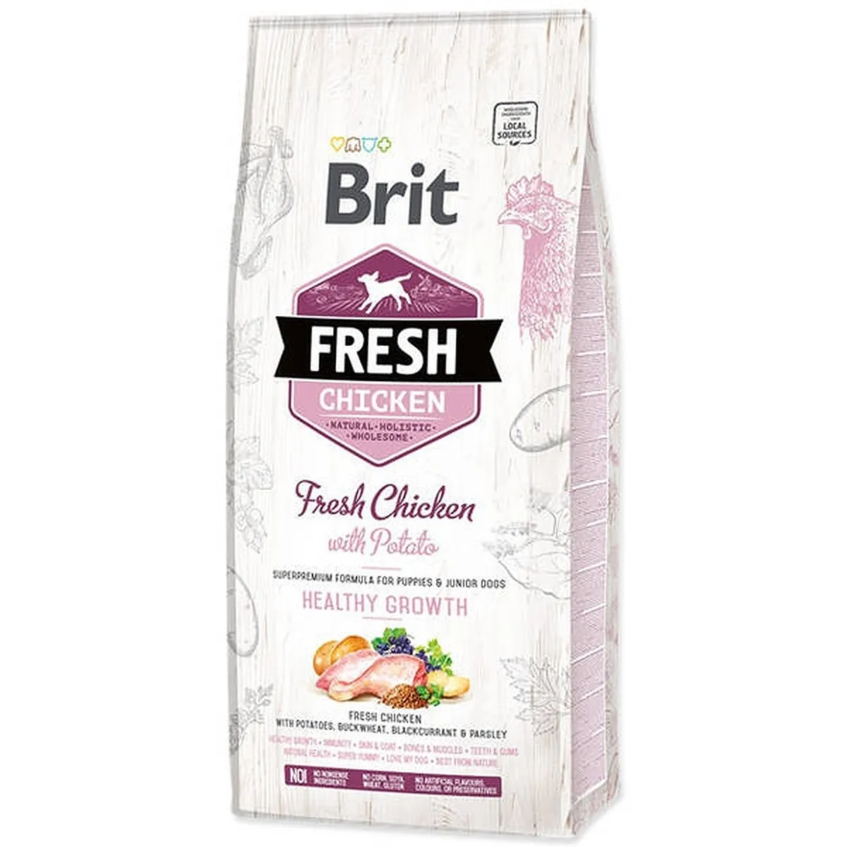 Brit Fresh kutsikatoit kana ja kartuliga 2,5 kg - Tootepilt 1