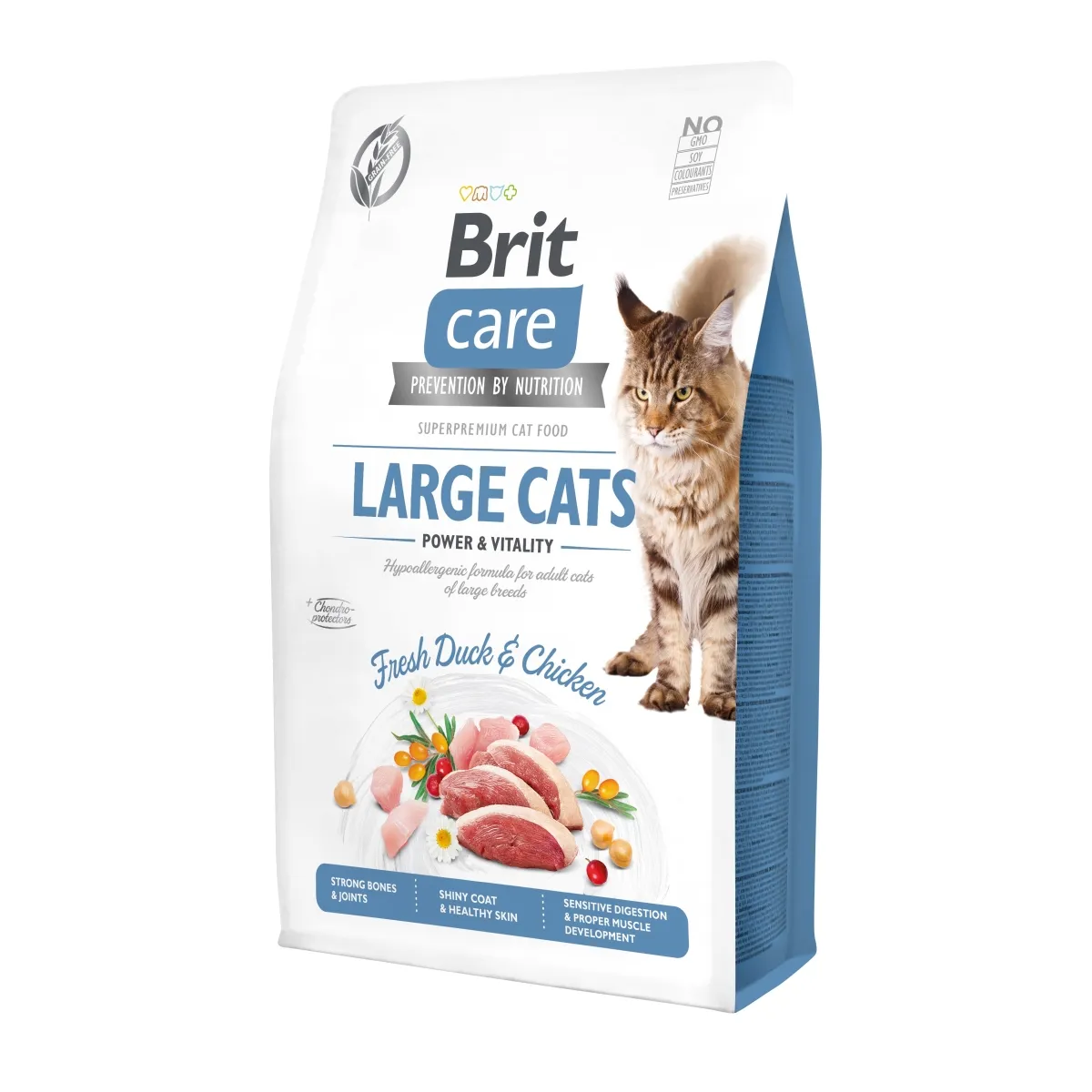 Brit Care Large Cats Power&Vitality kuivtoit suurt kasvu kassidele 7kg - Tootepilt 1