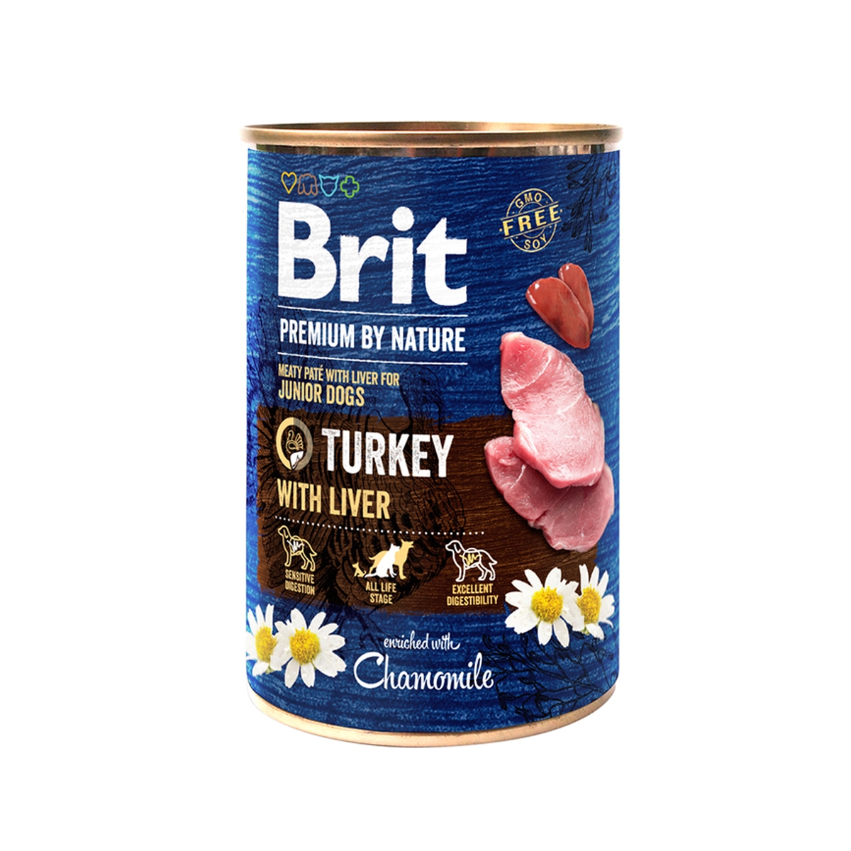 Brit Premium konserv noorele koerale kalkuni ja maksaga 800 g