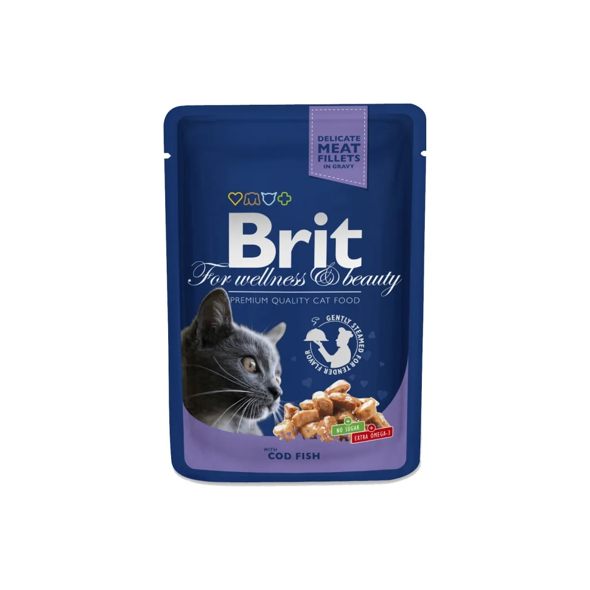 Brit Premium einekotike kassidele, kalaga 100 g