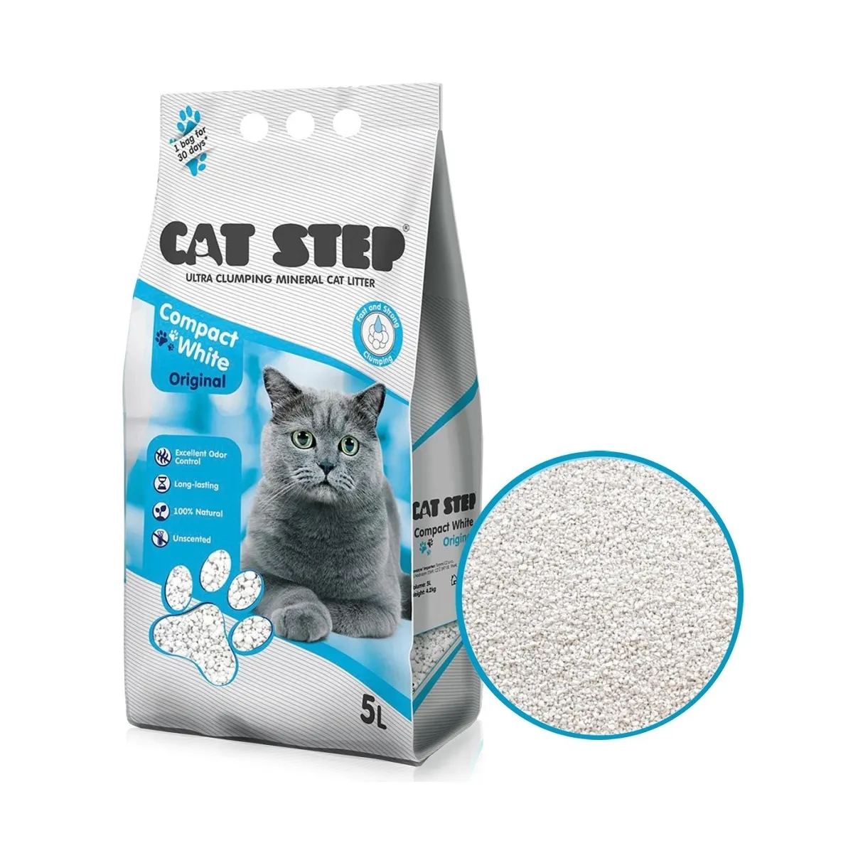 Cat Step Compact White Original kassiliiv, 5 L