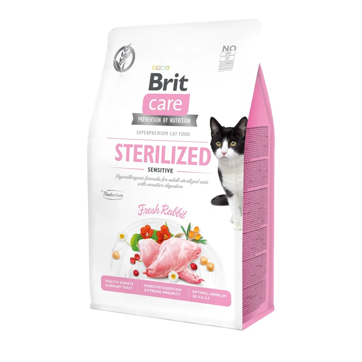 Brit Care Sterilized Sensitive kassitoit 2 kg - Tootepilt 1