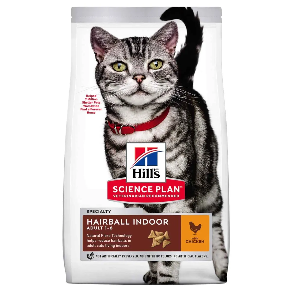 Hill's Science Plan Hairball/Indoor kassitoit kanaga 3kg - Tootepilt 1