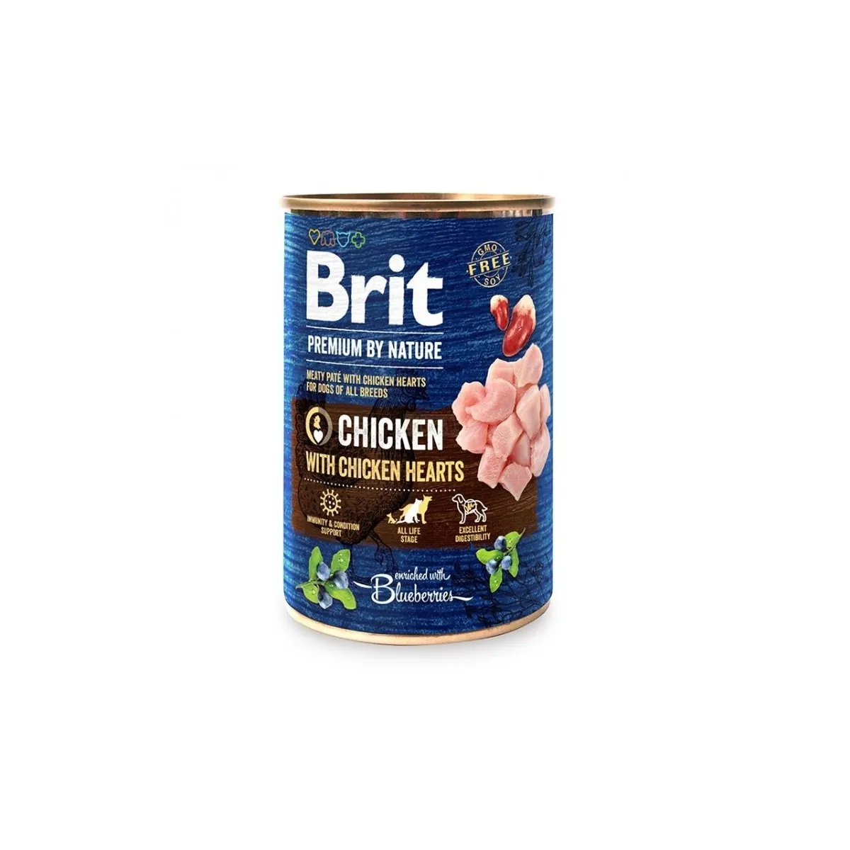 Brit Premium By Nature koera konserv kana ja südamega 800 g