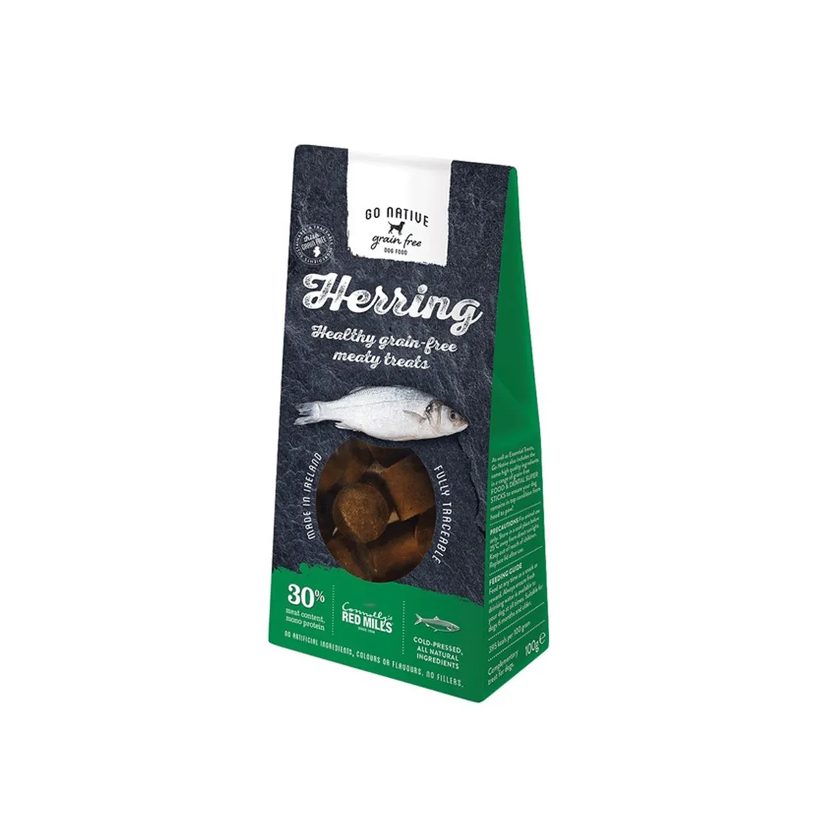 Go Native maius koertele, heeringaga, 100g