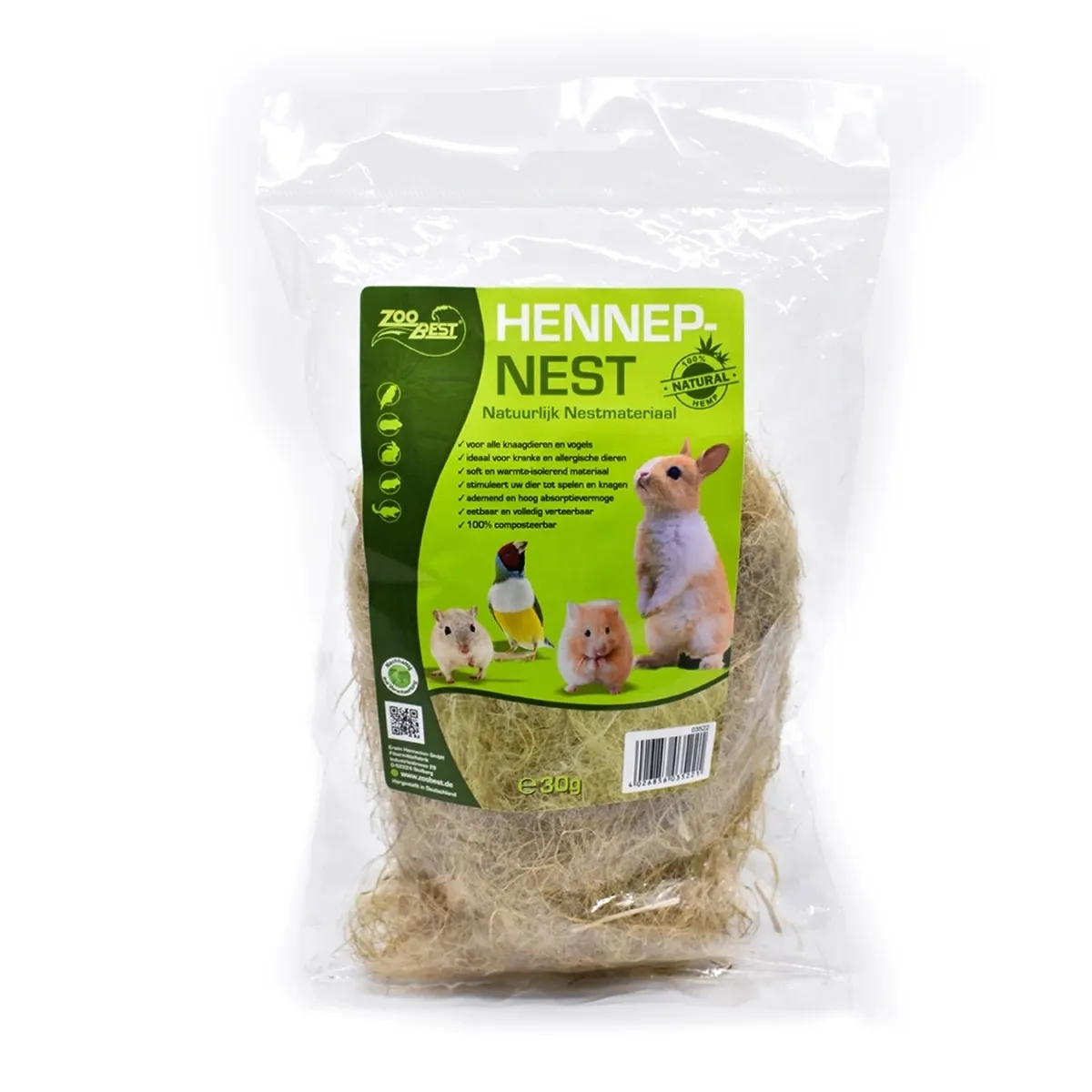 Beeztees Zoobest pesamaterjal kanepikiust 30 g - Tootepilt