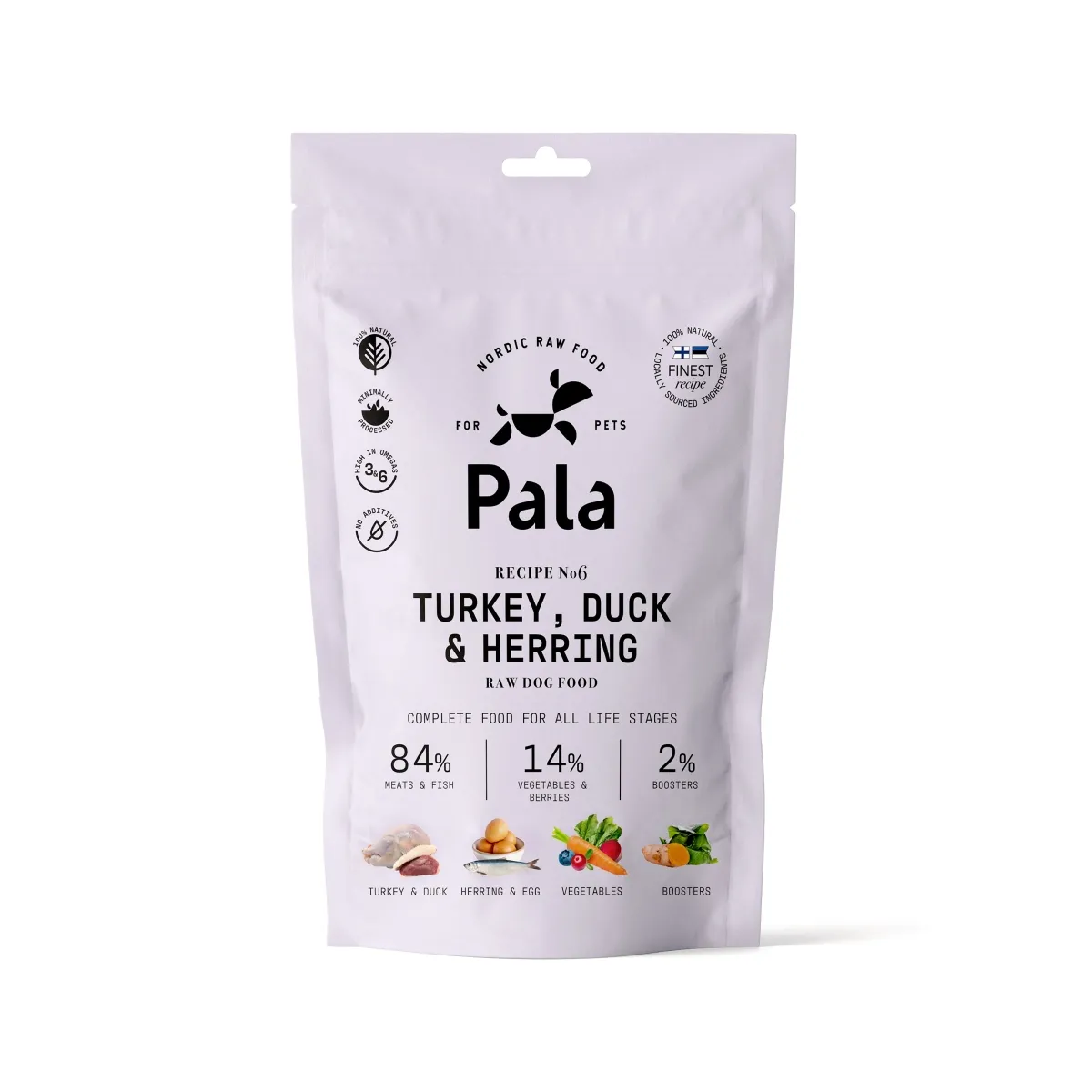 Pala koera toortoit kalkun/part/heeringas 100 g