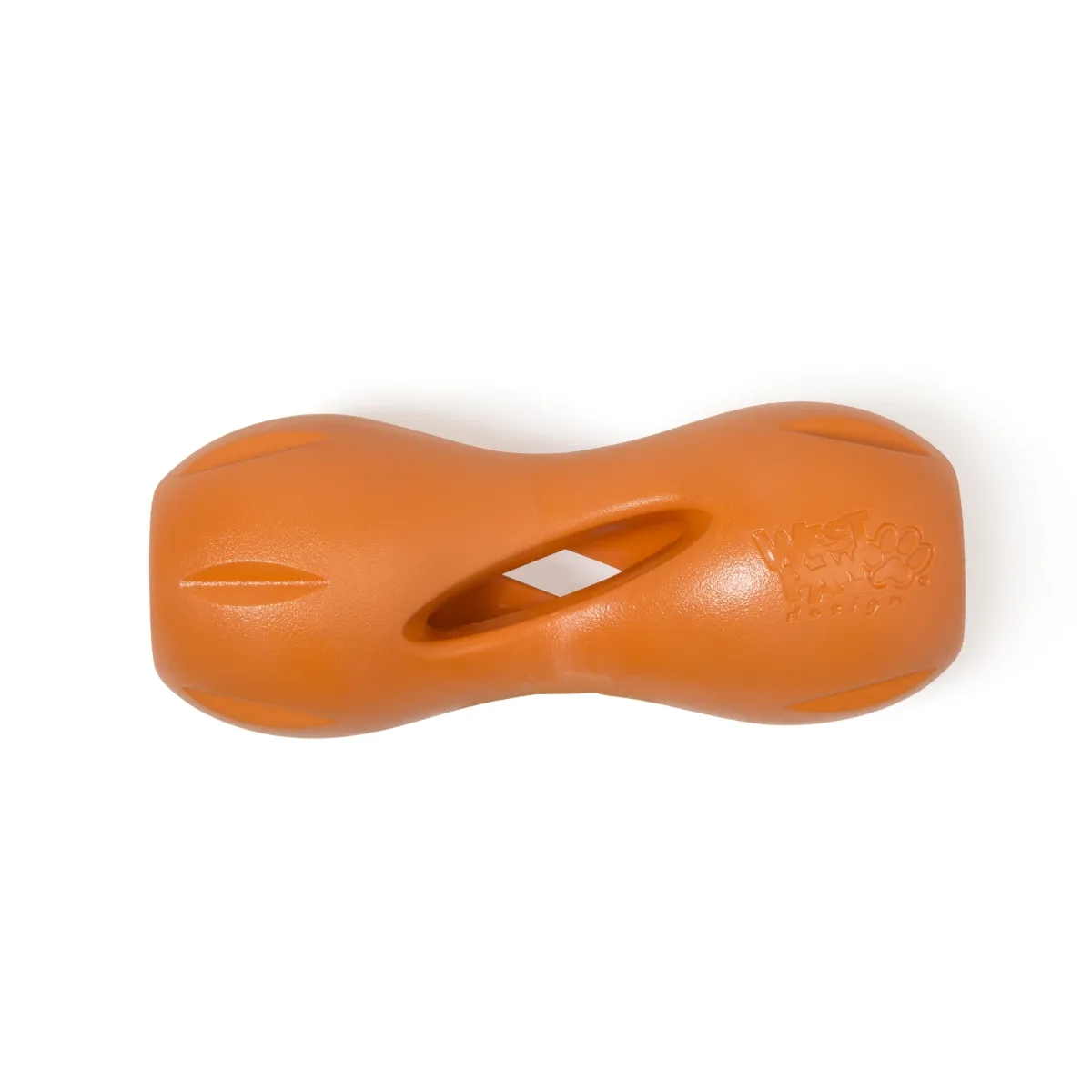 West Paw Qwizl kummist mänguasi koertele L, 17 cm, oranž - Tootepilt 1