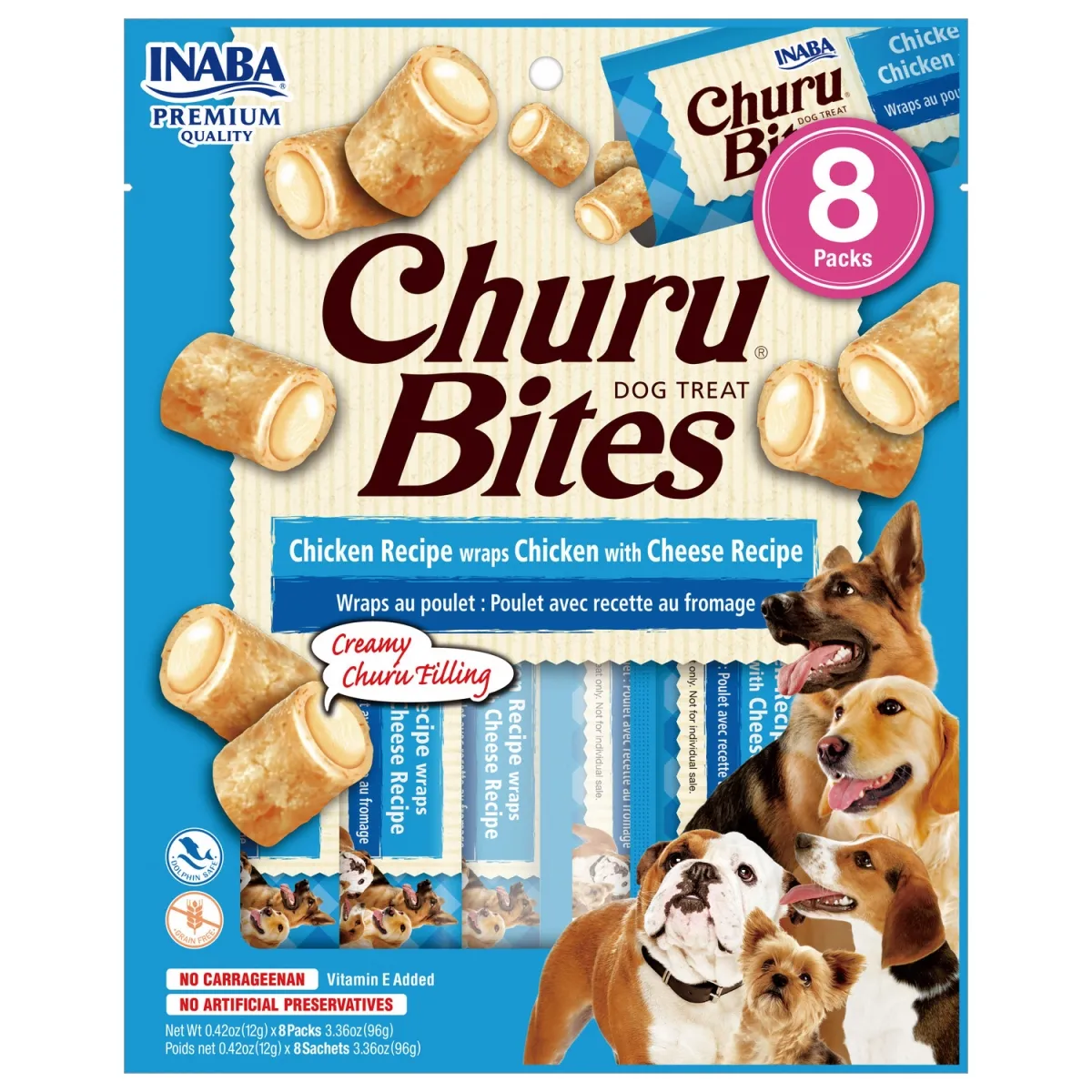 Churu Bites maius koerale kana/juust 96 g