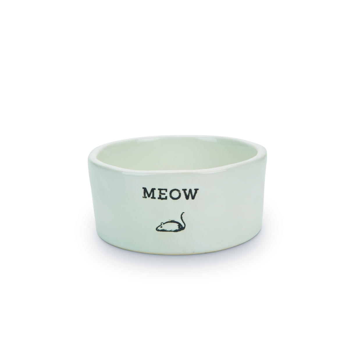 Beeztees kassi kauss meow keraamiline 11,5x4cm valge