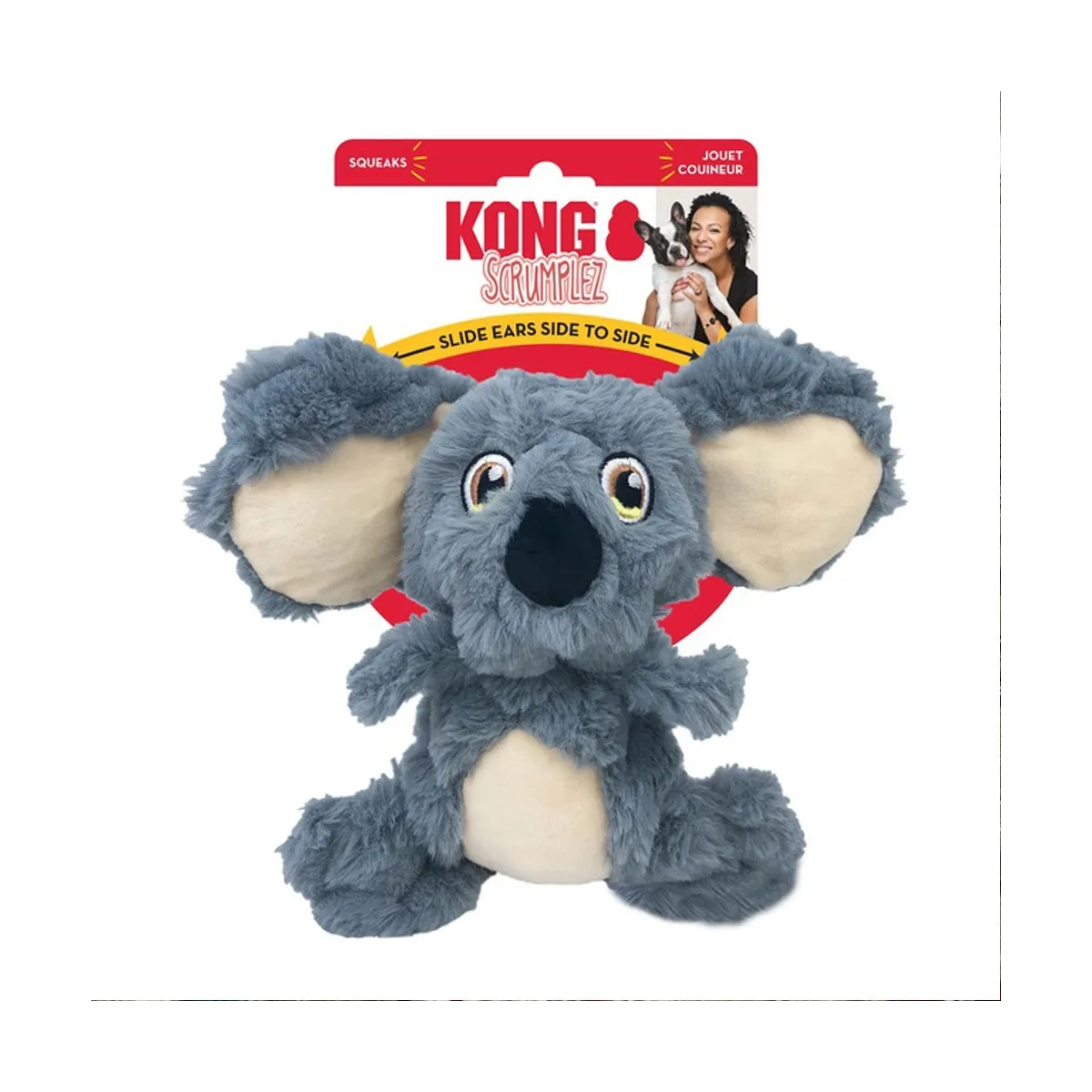 KONG Scrumplez Koala koera mänguasi, M