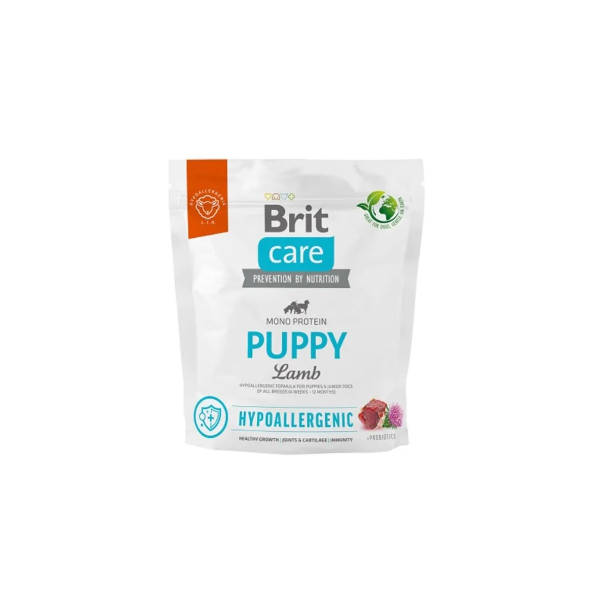 Brit Care Hypoallergenic kuivtoit kutsikatele lambalihaga, 1 kg - Tootepilt