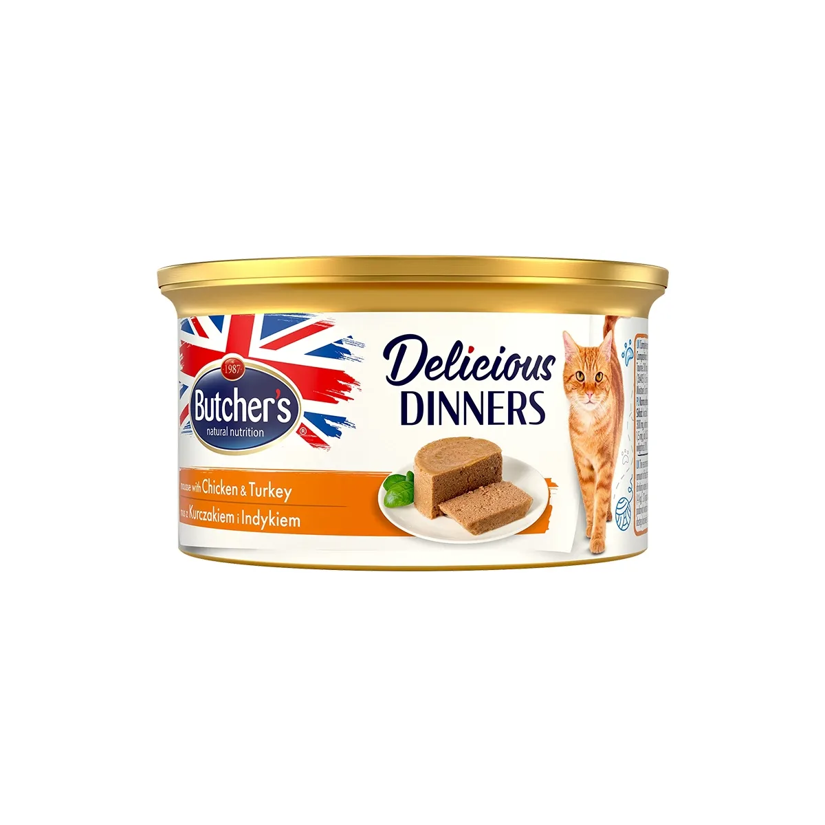 Butchers Delicious Dinner konserv kassile, kana ja kalkuniga 85 g