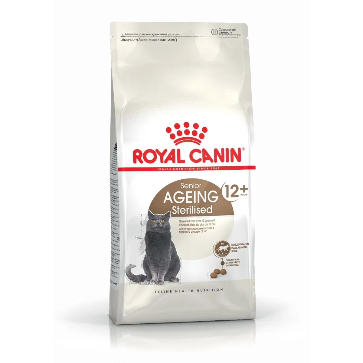 Royal Canin kuivtoit strelis. 12+ eakatele kassidele 400 g