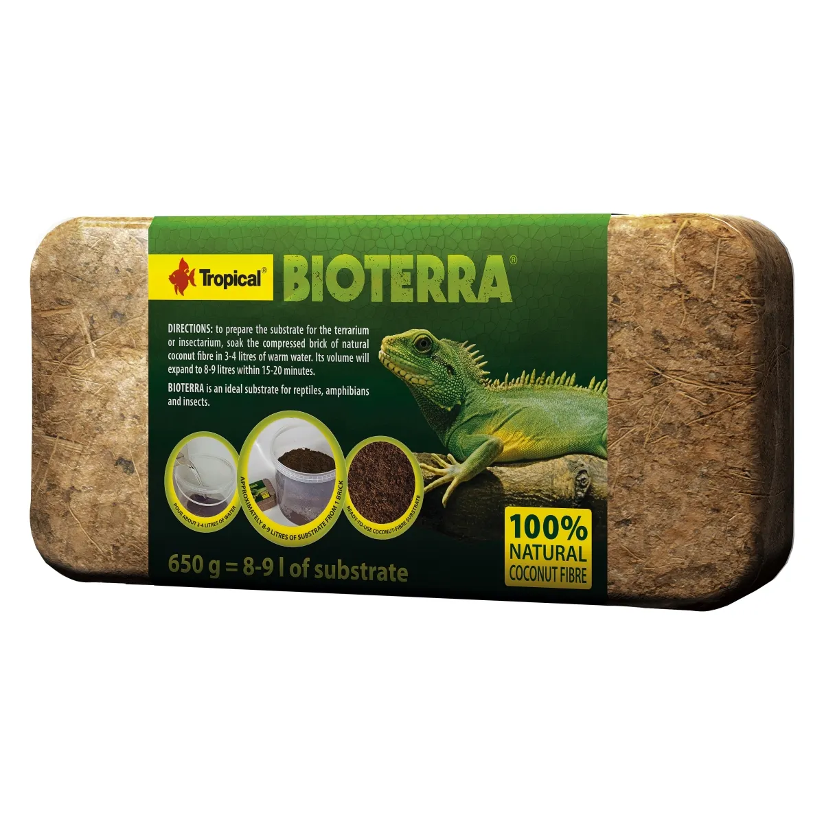 Tropical reptiilide allapanu Bioterra 650 g