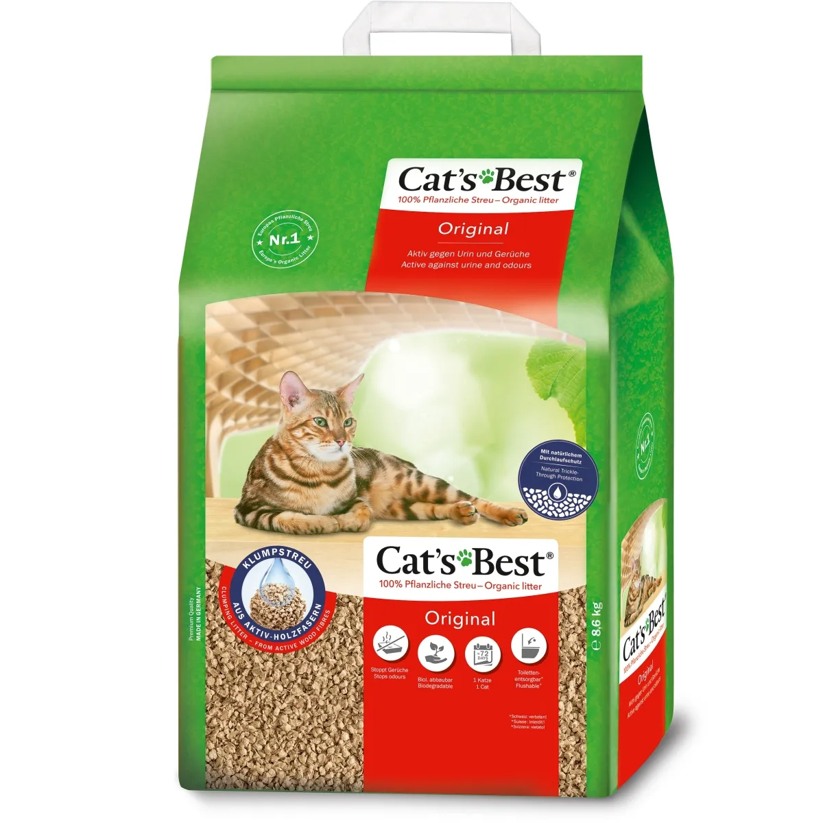 Cat's Best Original kassiliiv, 20 L/8,6 kg