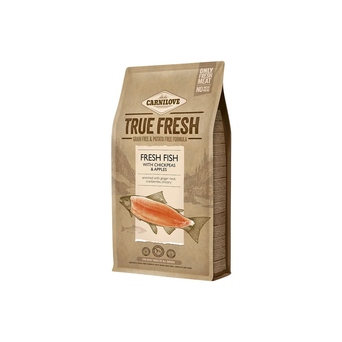 Carnilove True Fresh kuivtoit koertele kalaga, 1,4 kg - Tootepilt 1