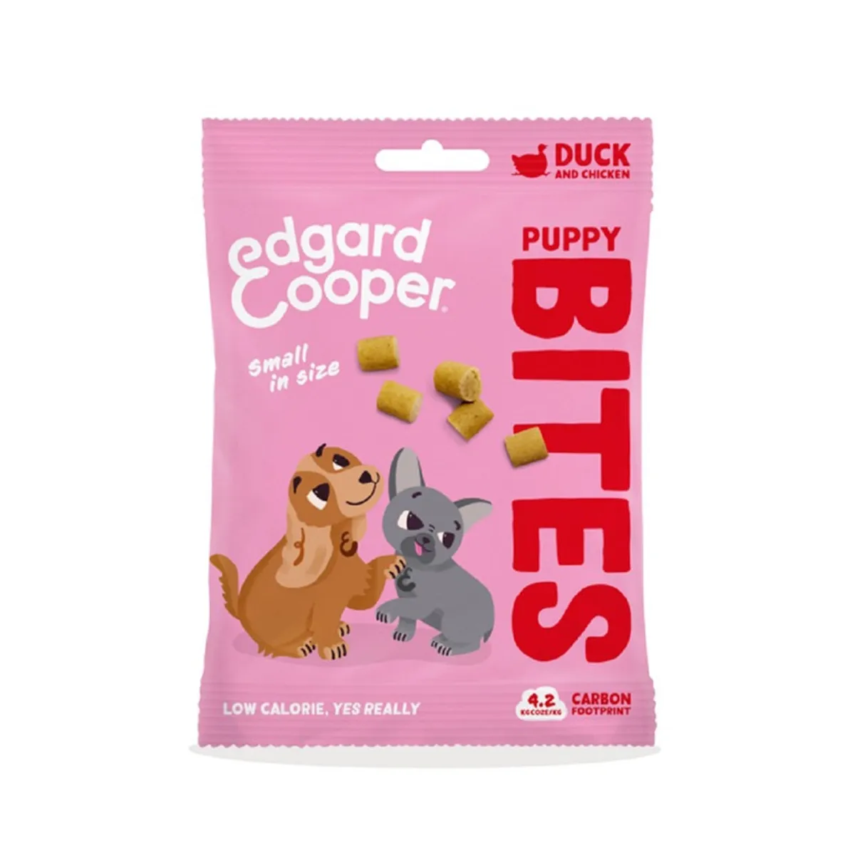 Edgard Cooper Bite maius väikest tõugu kutsikale, part/kana, 50g