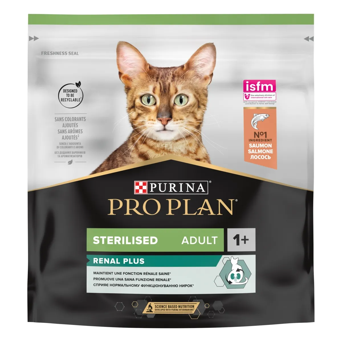 Purina PRO PLAN kassitoit STERILISED RENAL lõherikas, 400 g - Tootepilt