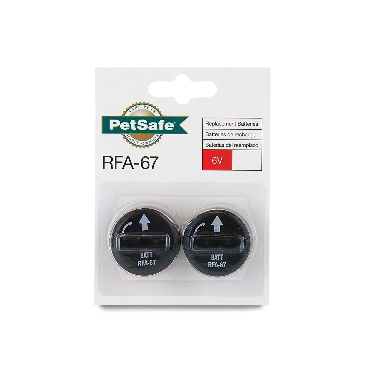 PetSafe liitiumpatarei RFA-67D-11, 6V 2 tk - Tootepilt