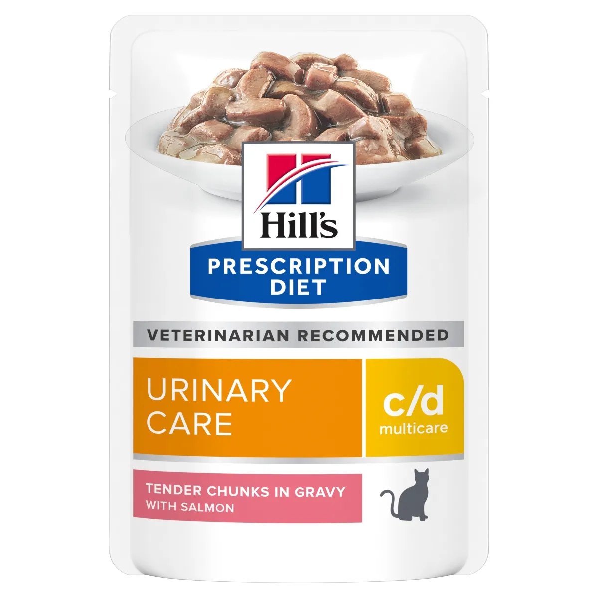 Hill's Prescription Diet c/d kassi einekotike lõhega 85g 12TK