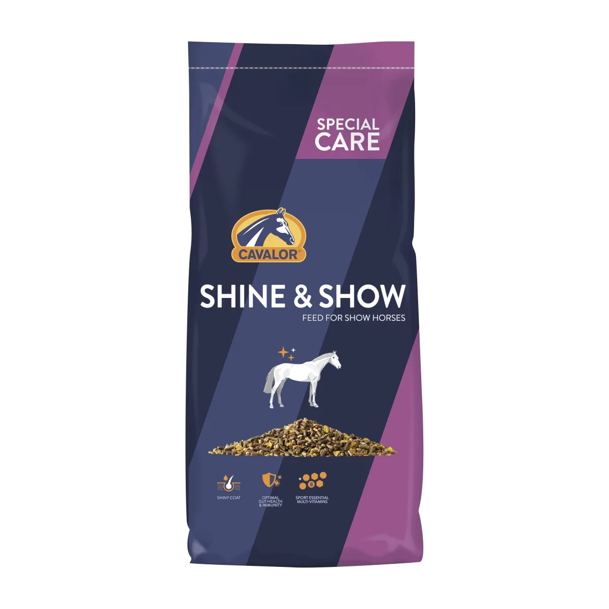 Cavalor Shine&Show täissööt hobustele 20 kg - Tootepilt