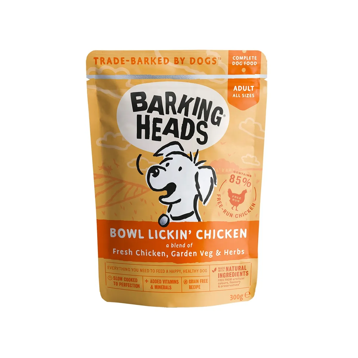 Barking Heads Bowl Lickin Chicken koera einekotike 300 g