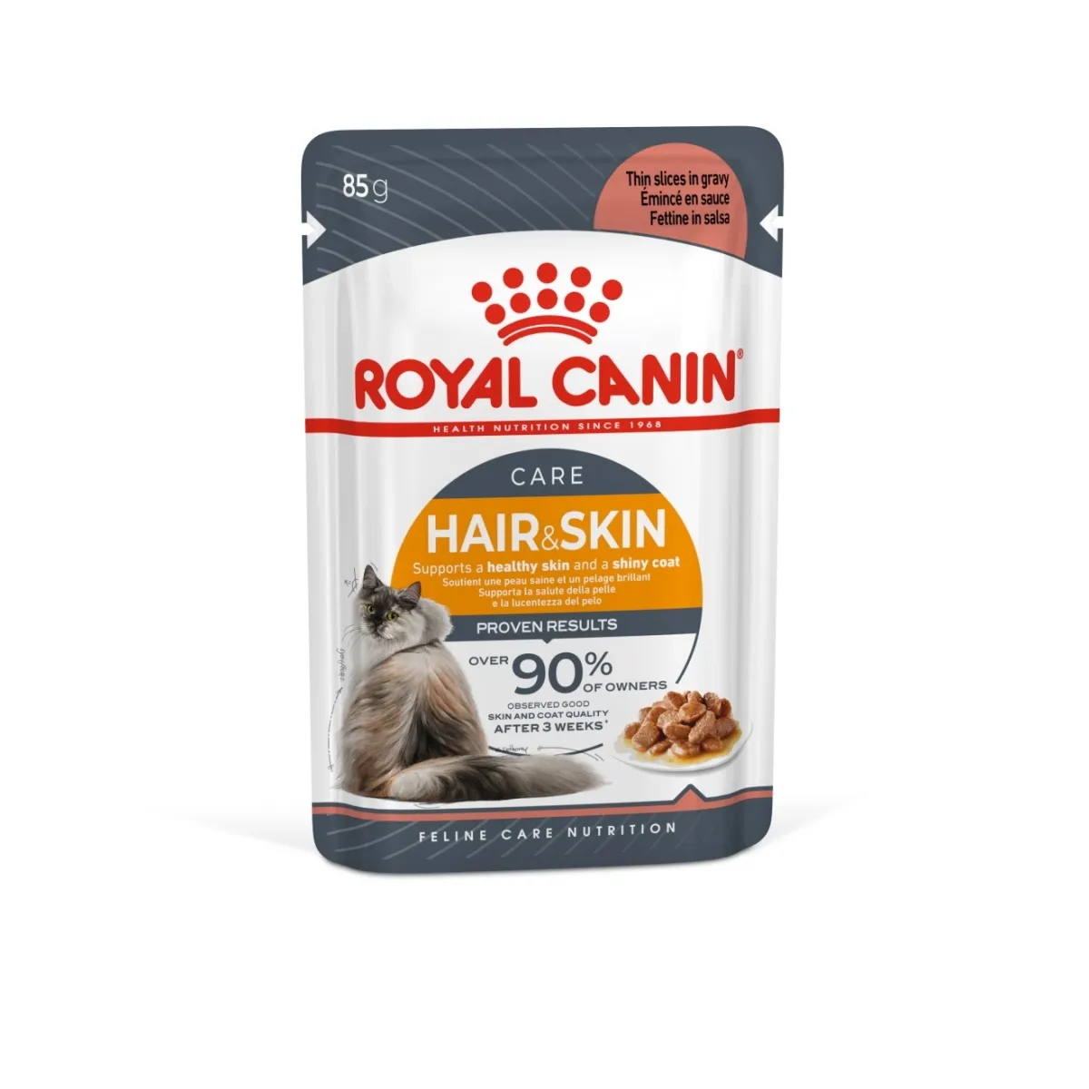 Royal Canin Hair & Skin, einekotike kassile 85g