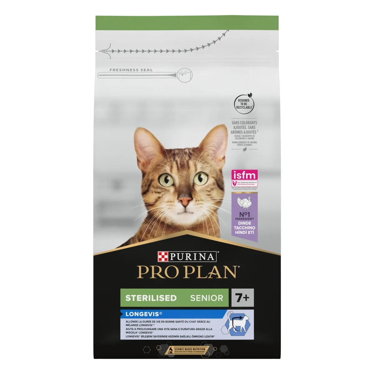 Purina PRO PLAN kassitoit LONGEVIS 7+ , 1,5 kg