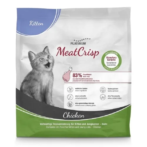 Platinum MeatCrisp kuivtoit kassipojale kanaga, 400 g