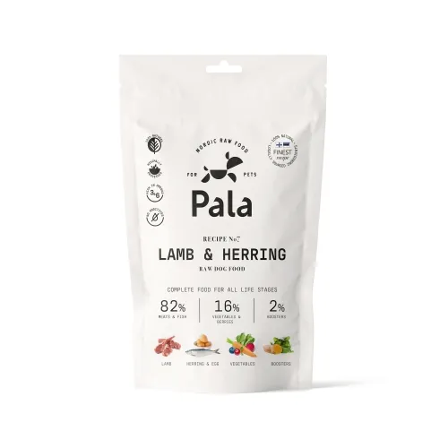 Pala koera toortoit lammas/heeringas 100 g