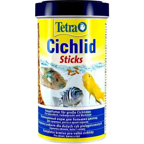 Tetra kalade täissööt Cichild pulgad 500 ml