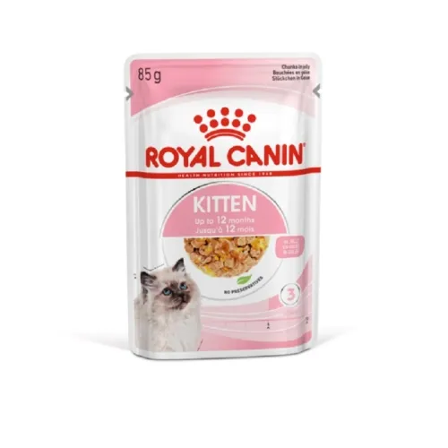 Royal Canin Kitten Instictive Jelly, einekotike kassipojale 85 g