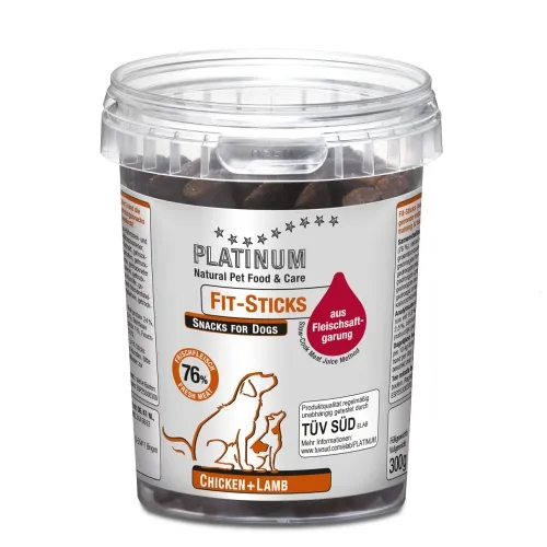 Platinum Fit Sticks koeramaiused kana- ja lambalihaga, 300 g