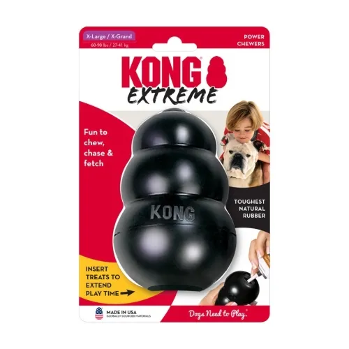 KONG Extreme täidetav koera mänguasi XL, must